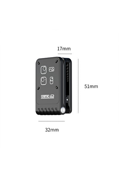 Choice حامل مشبك حقيبة ظهر أبيض اللون لكاميرا Insta360 Go Ultra، مشبك سريع ال...