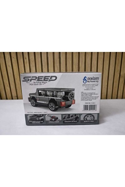 Generica Speed Building Block Pull-Back Araba – 63 Parça Çek Bırak Yarış Arab...