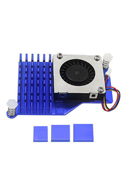 Choice1 GGBEE Blue Raspberry Pi 5 Active Cooler Aluminum Heatsink with PWM Co...