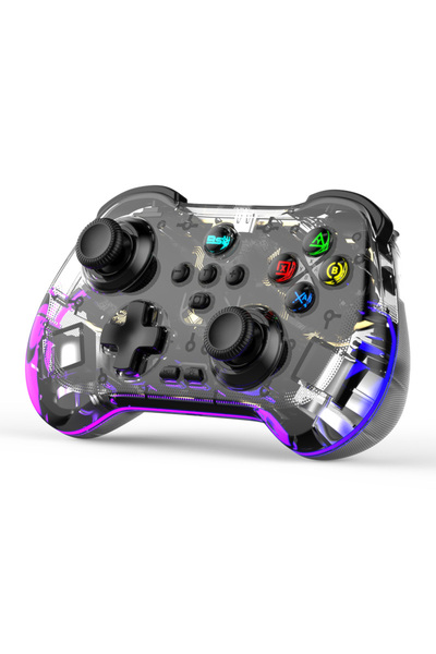 Choice Transparent Z01F Wireless Game Controller for PS3/PS4/PC/Switch/Androi...