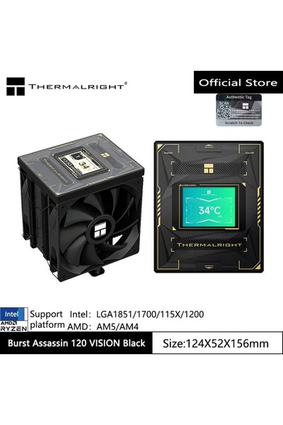 Choice بدون إضاءة RGB كما هو موضح، مبرد وحدة المعالجة المركزية Thermalright B...