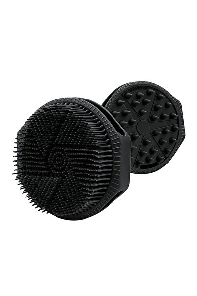 Choice black Silicone Body Scrubber, Loofah Double-Sided Body Brush,Shower Sc...