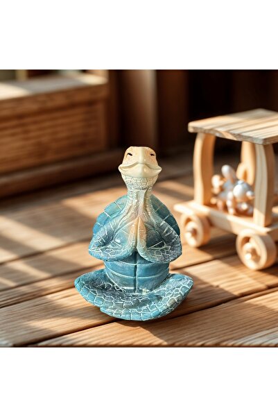 Choice تمثال سلحفاة للتأمل مصنوع من الراتنج، قطعة واحدة، ديكور زن من الراتنج،...
