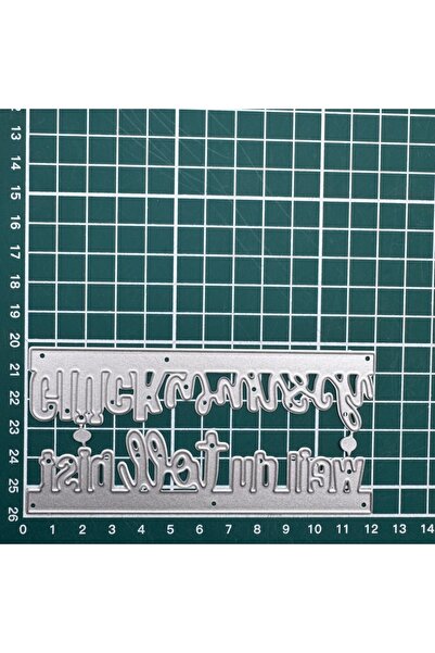 Choice قوالب قطع معدنية WL2932 2025 وصلت حديثًا باللغة الألمانية حرف Glückwun...