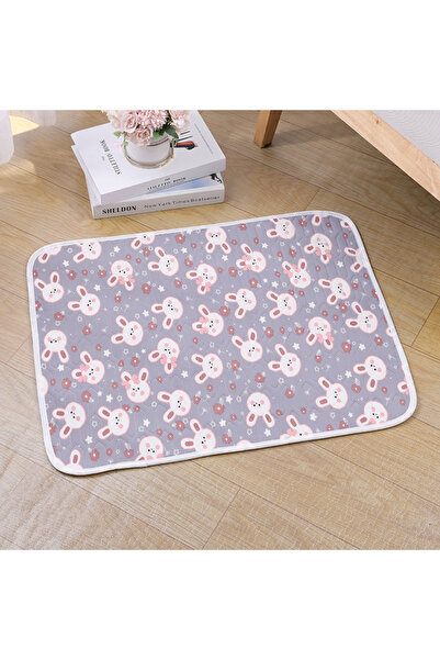 Choice16 S 40X30CM Grey Pet Summer Cooling Latex Pad Cute Cartoon Pattern Cat...