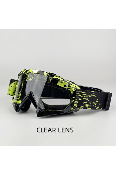 Choice1 08A-CLEAR Newest Motorcycle Goggles For Men Motross Sunglasses Safety...