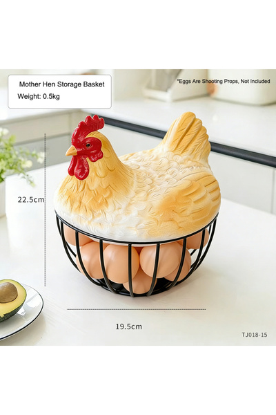 Choice Tj018-15 Fun Mother Hen Storage Basket Home Kitchen Storage Basket Mul...