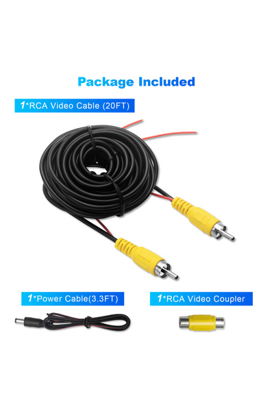Choice كابل تمديد فيديو RCA بطول 6 أمتار (6 أمتار) أو 10 أمتار (10 أمتار) من ...
