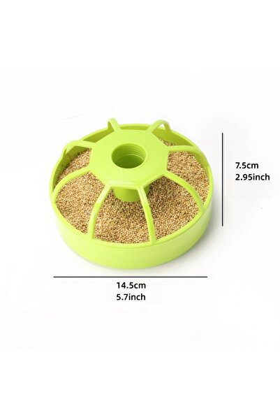Choice وحدة تغذية أوتوماتيكية كبيرة السعة باللون الأخضر، قطعة واحدة، للماء وا...
