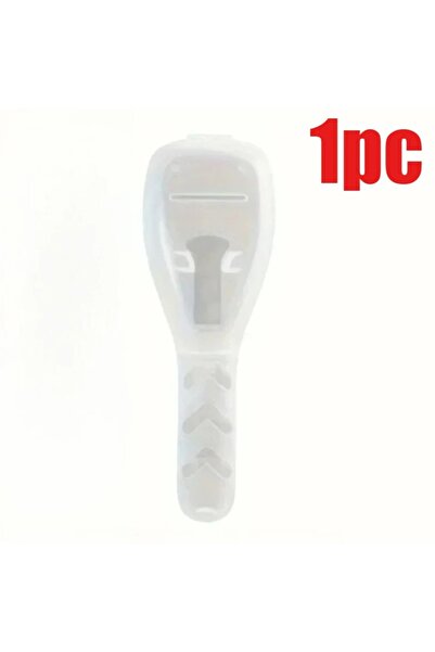 Choice1 white 1pc Portable Travel Men's Manual Shaver Box, Transparent Plasti...