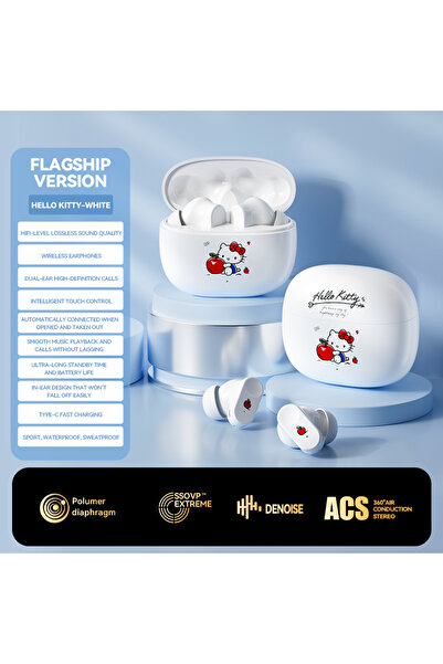 Choice3 EQ1-white-apple 2025 New EQ1 Wireless Bluetooth Earphones Headphones ...