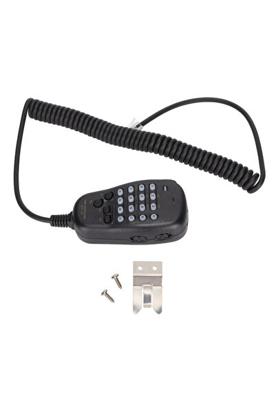 Choice ميكروفون DTMF أسود اللون مزود بزر، متوافق مع أجهزة YAESU MH-48 وMH-48A...