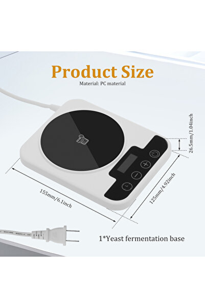 Choice 1PC US rules Style 3 Sourdough Starter Warmer Dough Fermentation Therm...