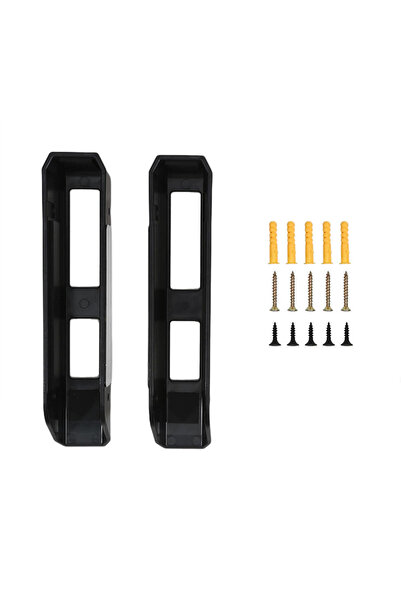 Choice1 Black 2PCS/set Wall Under Desk Laptop Mount Durable Holder With Anti-...