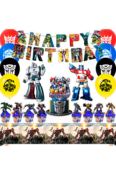 Choice مينيسو - مجموعة زينة أخرى مكونة من 29 قطعة - زينة حفلات ترانسفورمرز - ...