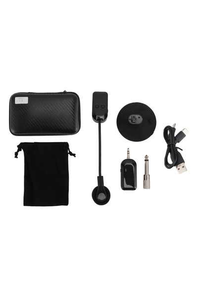 Choice نظام ميكروفون لاسلكي أسود بتردد 2.4 جيجا هرتز للآلات الموسيقية، مناسب ...