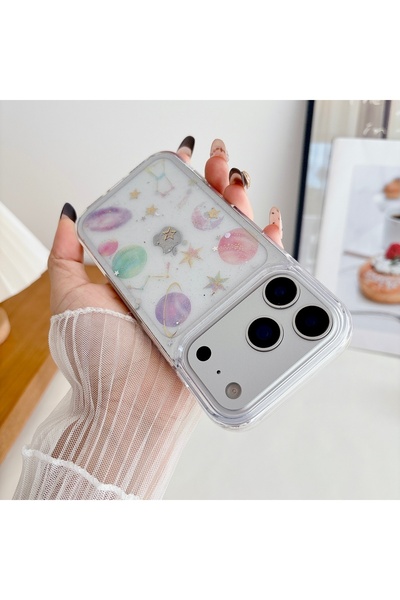 Choice45 هل تعلم أن غطاءً شفافًا لامعًا بلون بنفسجي متدرج على شكل كوكب ونجمة ...