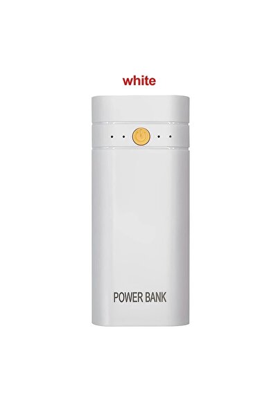 Choice1 White 6000mAh 2X 18650 USB Type-C Battery Charger Case Power Bank Cha...