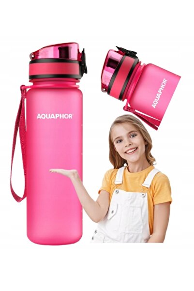 Other Aquaphor pink 0.5l water filter bottle + 1 filter