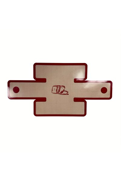 Choice قالب خبز سيليكون أحمر لقوالب الخبز مقاس 22.86 × 12.7 سم - آمن غذائيًا،...