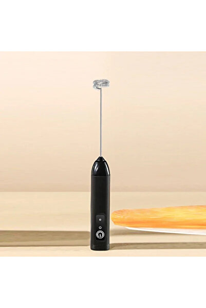 Choice black Wireless Milk Frother Electric Type-C Handheld Blender Stainless...