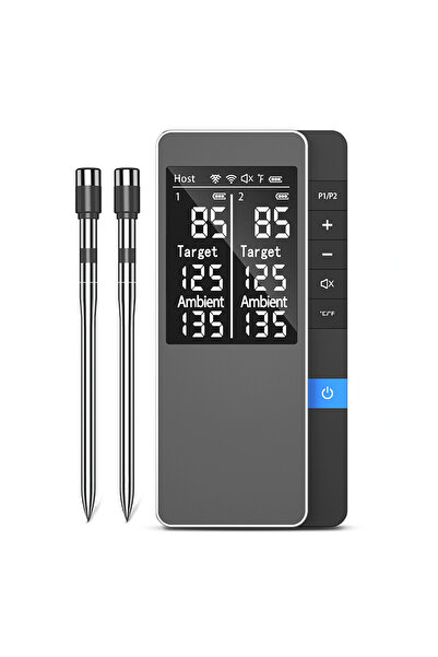 Choice مقياس حرارة اللحوم اللاسلكي الجديد 2Probe 2025 - مقياس حرارة طعام رقمي...