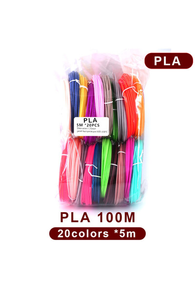 Choice1 5m 20 colors 30 Colors 1 75mm PLA 3D Pen Filament Solid Graffiti 5m E...