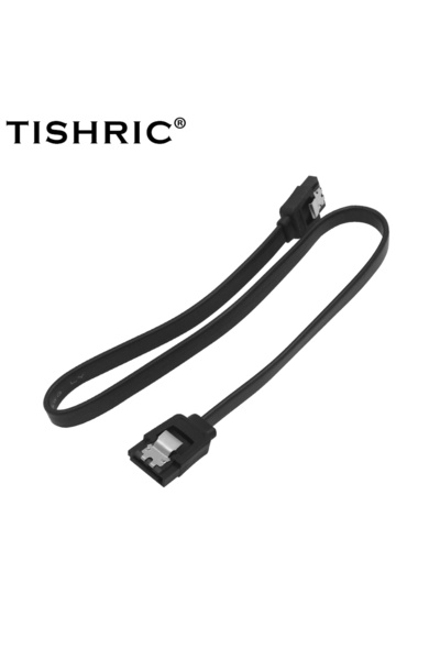 Choice1 ١٠ قطع من كابلات TISHRIC SATA 3.0 السوداء، من ١ إلى ١٠ قطع، لتوصيل مح...