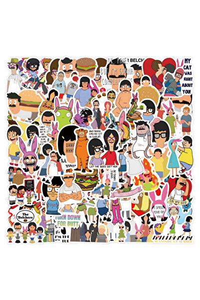 Choice Multicolor 110Pcs Cute Bobs burgers Stickers DIY Stickers Scrapbooking...