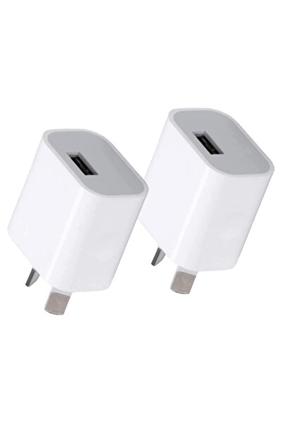 Choice1 2pcs 2pcs/5pcs/10pcs AU Plug 5V 2A Interface USB Power Adapter Plug W...