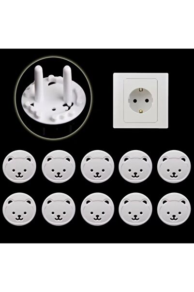 Choice 10Pcs Cute Bear Power Sket Cover Protective Cover Household Child and ...