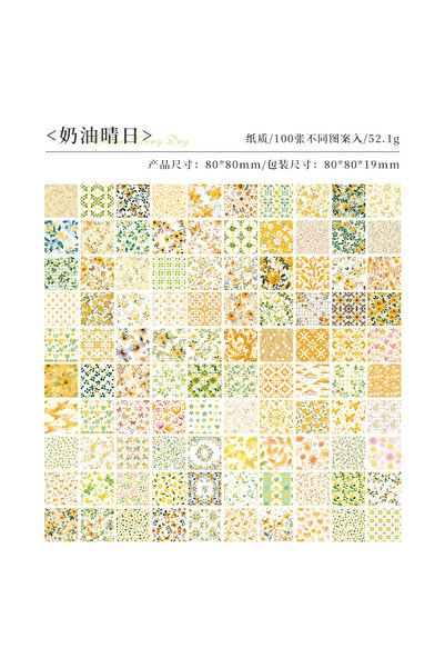 Choice5 B 100 pcs Vintage material paper Planner Hand Account Decorative Diar...