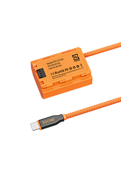 Choice1 بطارية وهمية بيضاء من نوع ZGCINE DT-LPE6 D-Tap إلى LP-E6NH مع سلك مضف...