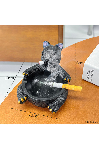 Choice Bj1835-71 Fashionable Domineering Dog Ashtray, Home Dust-Proof Ashtray...