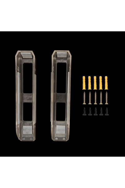 Choice Transparent 2PCS/set Wall Under Desk Laptop Mount Durable Holder With ...