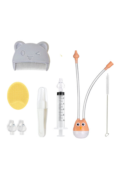 Kidizi Βασικό κιτ φροντίδας μωρού 8 τεμαχίων - περιέχει ρινικό αναρροφητήρα, ...
