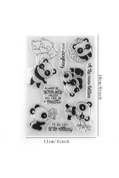 Choice6 طوابع شفافة على شكل حيوانات صغيرة لطيفة (WW0333A1) - قوالب تقطيع - لو...