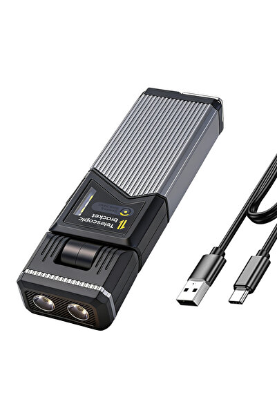 Choice Black BORUiT 500LM LED Rechargeable Work Light Elesco Magnetic 180° C ...