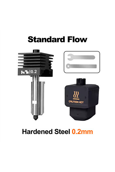 Choice11 1PCS 0.2mm High Quality Standard Flow Hotend for Bambu Lab H2D 0.2/0...