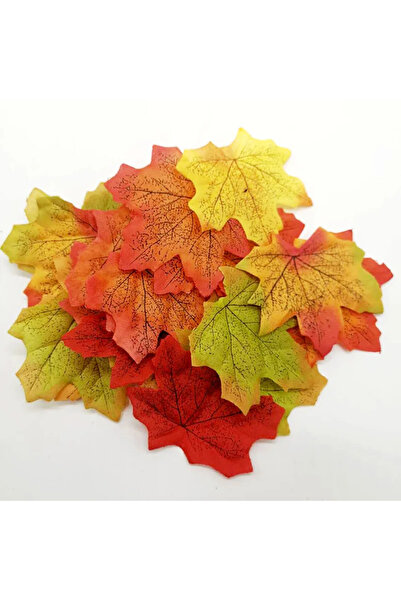 Choice yellow 200pcs 200pcs/pack Maple Leaf Fake Autumn Leaves Single Piece A...