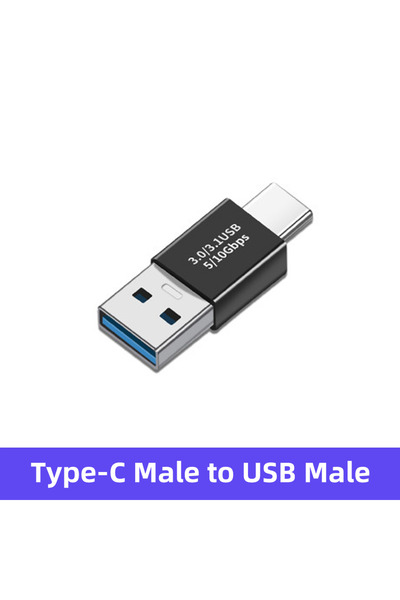 Choice9 محول USB-C ذكر إلى USB-A ذكر أنثى من النوع C إلى USB-A ذكر أنثى لأجهز...
