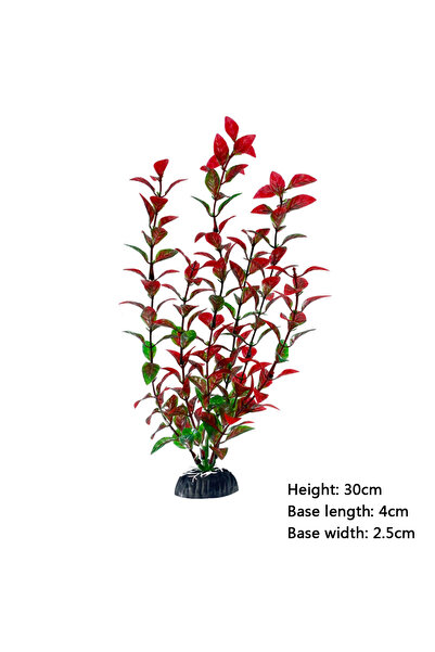 Choice1 XQ109362-08 قطعة واحدة 30 سم عشب مائي صناعي لتزيين أحواض السمك