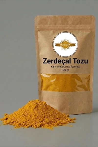 İLMİ ŞİFA Zerdeçal Tozu (Turmeric Powder – Ground Turmeric - Zerdaçal ) Doğal...