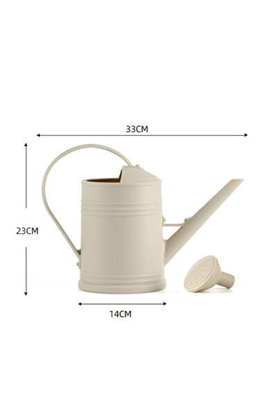 Choice إبريق سقي أبيض، ملحقات أدوات البستنة، بمقبض ، خفيف ، لرش النباتات