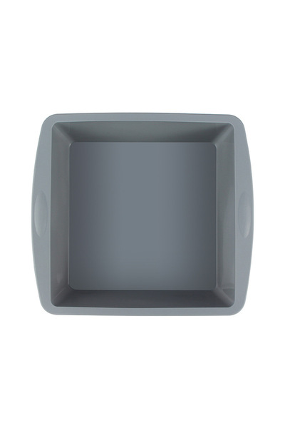 Choice4 قالب كيك مربع رمادي من السيليكون مقاس 8 بوصات، مثالي لصنع الخبز والمع...