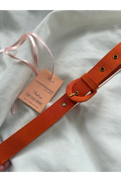 Nurcanilirboutique Orange Belt