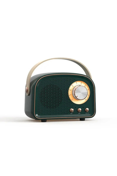 Choice green Retro Bluetooth Speakers USB AUX TF FM Radio Portable Mini Boomb...