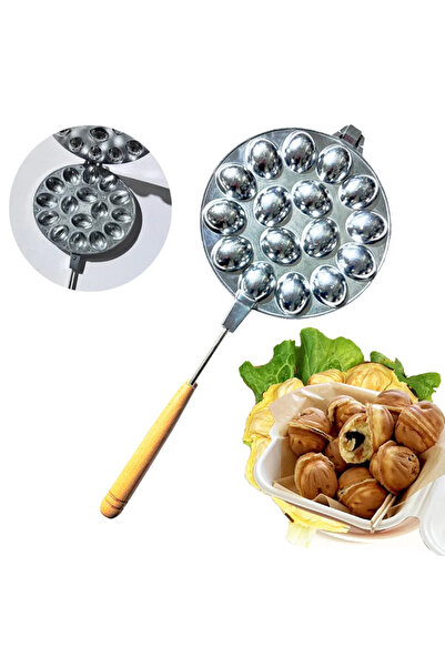 Choice1 silver 16 holes Walnut Cookie Mold 16 Holes Walnut Cookie Maker Ntick...