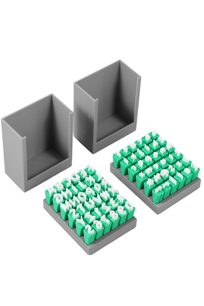 Choice1 Uppercase Lowercase 1set Alphabet Number Letter Stamp Cookie Press St...