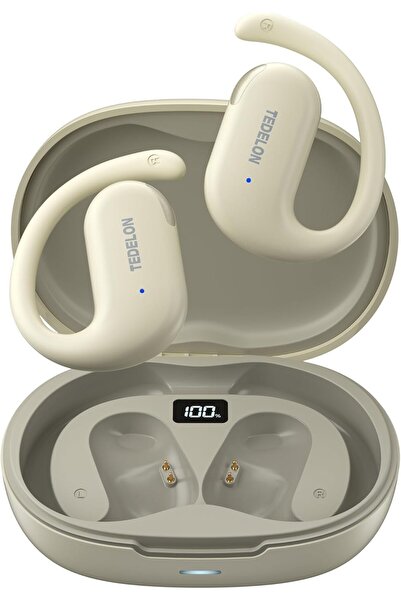 Choice1 سماعات أذن مفتوحة من نوع Ivory Tedelon F9، لاسلكية بالكامل، بتقنية بل...